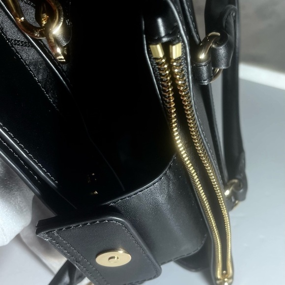 MICHAEL KORS Everly Black Medium Saffiano Leather Satchel. NWT - Picture 10 of 16